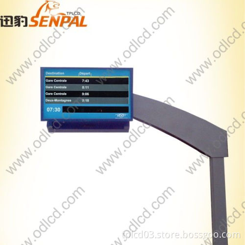 Outdoor high brightness monitor with IP65 enclosure for outdoor display
